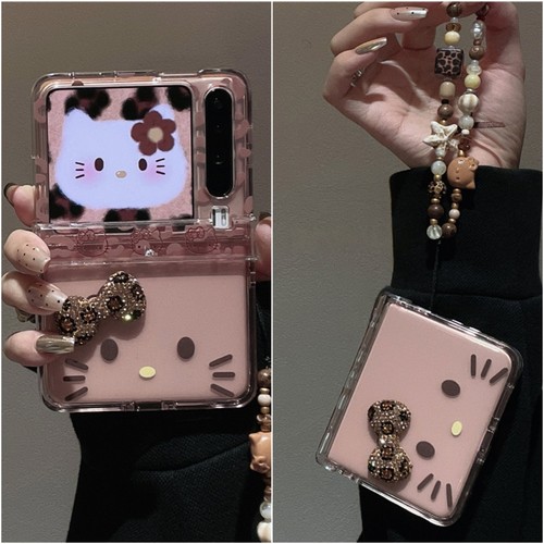 适用华为Purax折叠屏小米MixFlip2手机壳膜一体荣耀MagicVFlip2三星zflip7/6华为novaFlipS凯蒂猫pocket2手绳