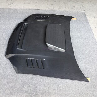 JR款 适用斯巴 WRX改装 八代STI 开孔碳纤维机盖引擎盖包围 鲁翼豹8