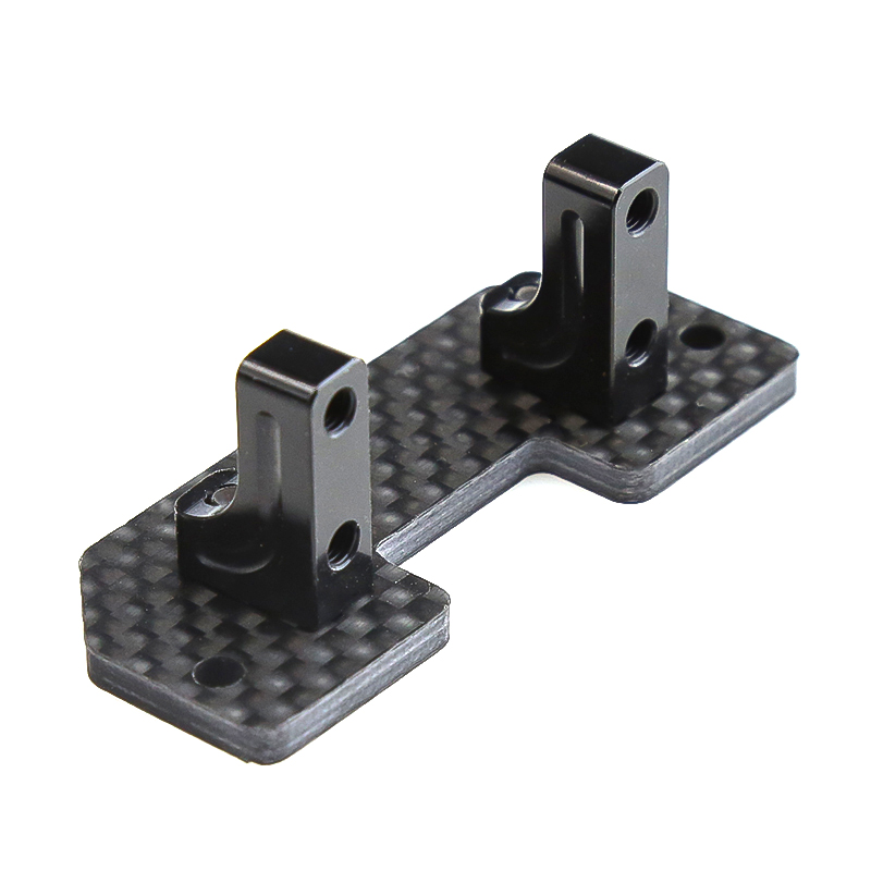 1/10攀爬车 AXIAL SCX10车桥舵机座 SCX10碳纤维桥上舵机支架 R60
