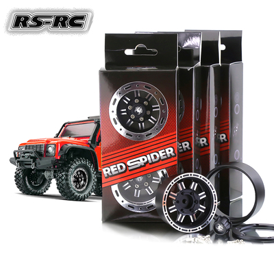 RS红蜘蛛出品  攀爬车 TRX4 易控 瑞泰1.9寸铝合金拓荒者轮毂 R75
