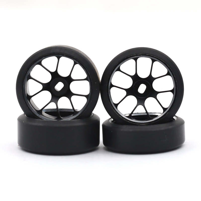 1/28蚊车后驱漂移改装金属轮毂