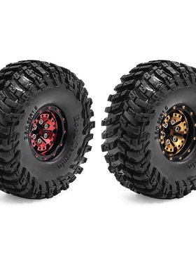 1/18TRX4M SCX24 FMS Ascent-18 1.0英寸轮毂轮胎 攀爬车胎皮D314