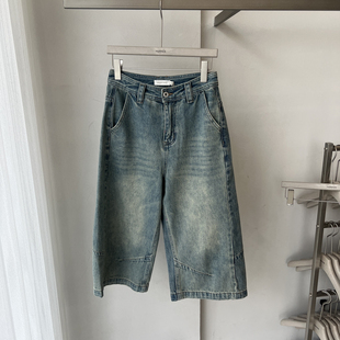 牛仔裤 ZK6081 薄荷高级品质感牛仔裤