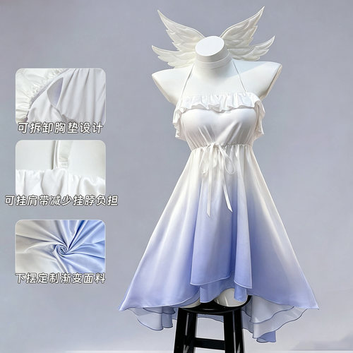 原神少女哥伦比娅睡衣cos服