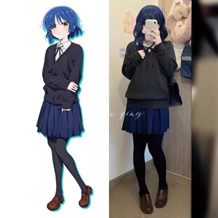 孤独摇滚山田凉cos服日系动漫cosplay衣服jk制服套装毛衣短裙服装