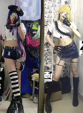 吊带袜天使cos潘迪/史朵巾女警Stocking手办同款全套服装