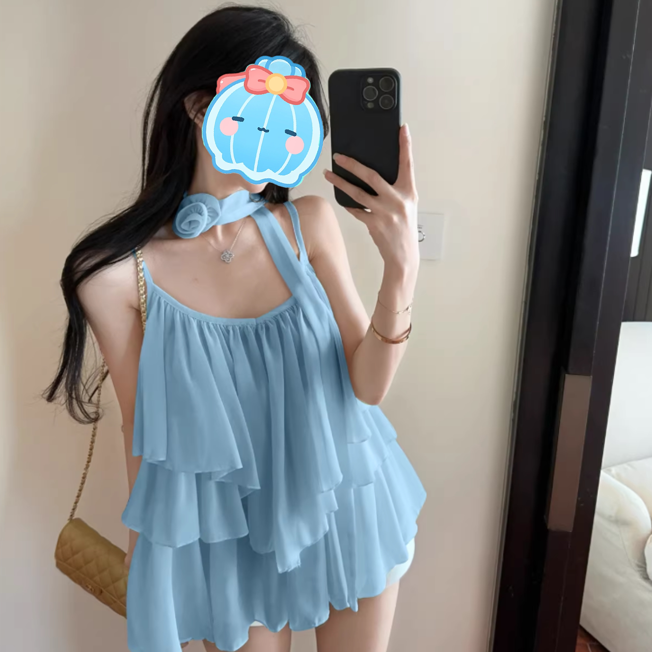 水蓝蓝cos洛克王国cos甜美动漫游戏服装女装