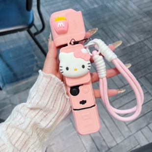 适用原创设计大疆pocket3保护壳硅胶套可爱软胶运动相机保护套女