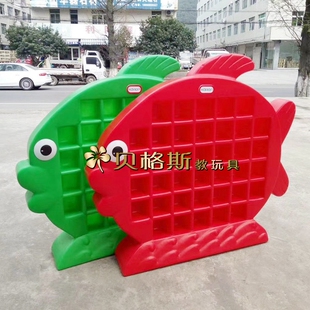 幼儿园茶杯架儿童塑料口杯架金鱼造型水杯架口杯整理架茶杯收纳架
