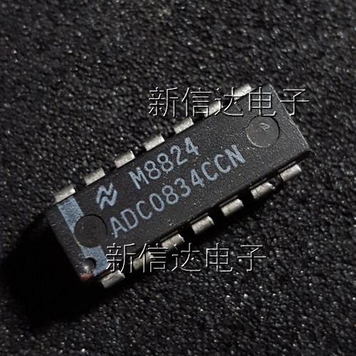 ADC0834CCN  原码进口芯片  自家现货测试好 【直插DIP14】