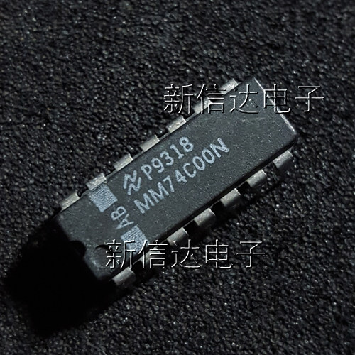 MM74C00N 原码进口芯片  自家现货测试好 【直插DIP14】
