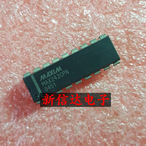 MAX242CPN    原码进口芯片 现货测试好 【直插DIP18】