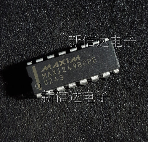 MAX1249BCPE   原码进口芯片  自家现货测试好 【直插DIP16】