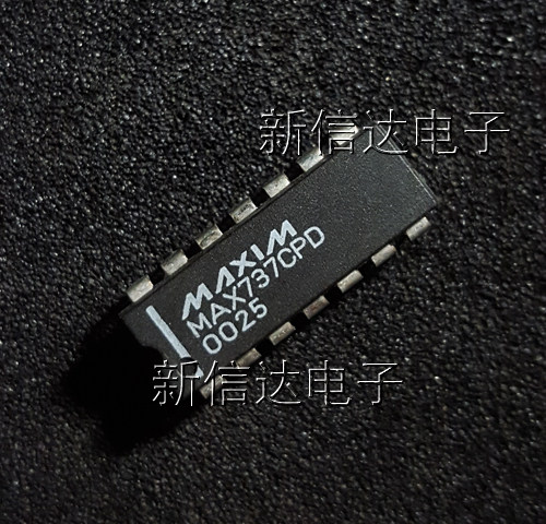 MAX737CPD   原码进口芯片 自家现货测试好 【直插DIP14】