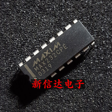 MAX232CPE   原码进口IC 自家现货测试好 【直插DIP16】