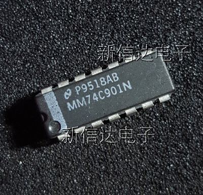 MM74C901N   原码进口芯片  自家现货测试好   【直插DIP14】