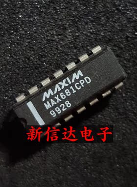 MAX681CPD   原码进口IC  自家现货测试好 【直插DIP14】