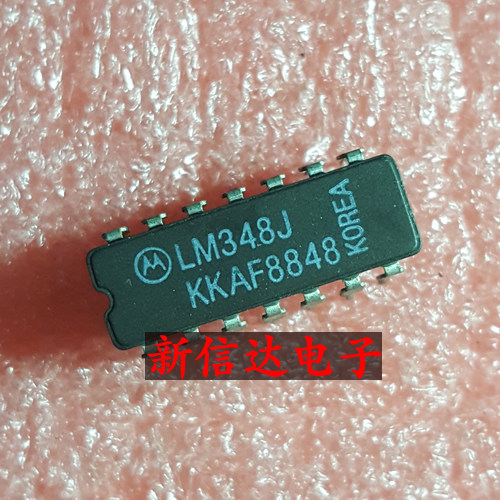 LM348J    原码进口芯片 现货测试好【陶瓷CDIP14】