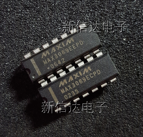 MAX3089EEPD/ECPD  原码进口芯片 自家现货测试好  【直插DIP14】