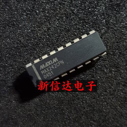 MAX242CPN   原码进口IC 自家现货测试好 【直插DIP18】