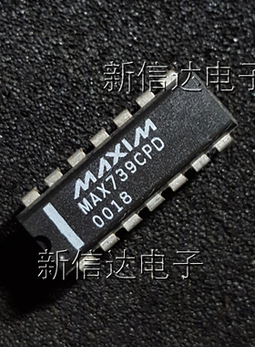 MAX739CPD   原码进口芯片 自家现货测试好  【直插DIP14】