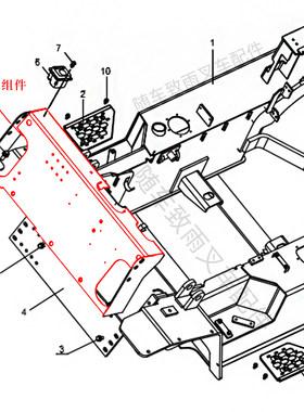 叉车仪表架组件A300-421000-001适用杭叉A20 A30 A35 A38  3 3.5T