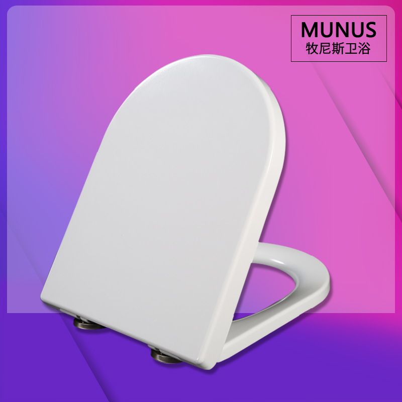 马桶盖鹰牌座便盖缓降加厚静音盖板适配坐便圈CBC106P CC108P C01