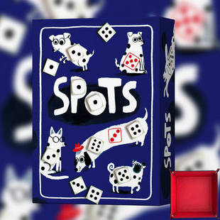 狗运当骰桌游卡牌斑点狗SPOTS1-4人赌狗骰子休闲聚会益智玩具游戏