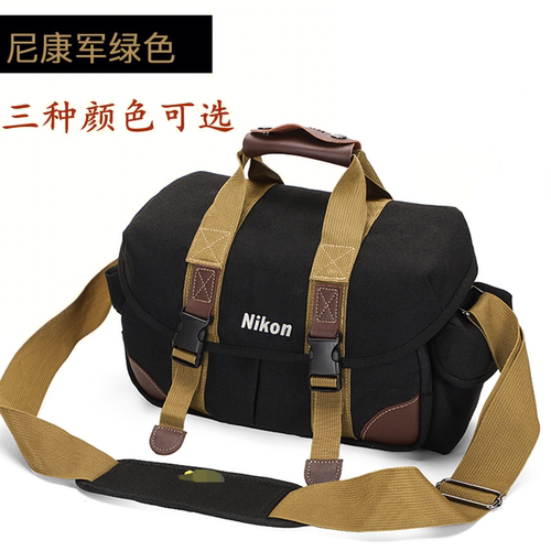 单反相机包单肩帆布摄影包