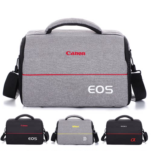 轻便单肩摄影包一机两镜