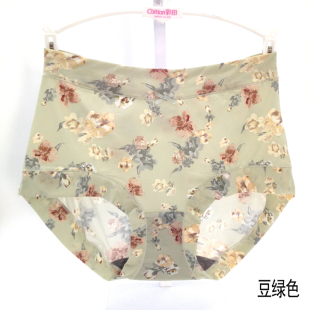 彩田内裤女冰丝31972中腰32529高腰抗菌包臀甜美速干大码平角裤夏