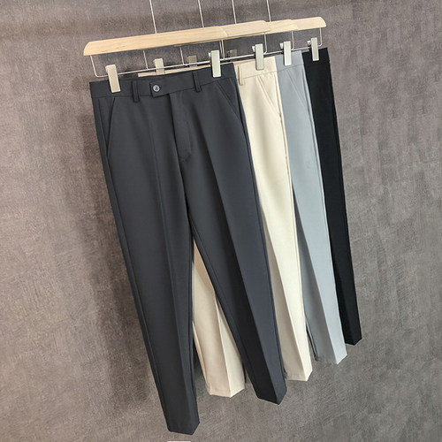 九分西裤子男休闲西装长裤