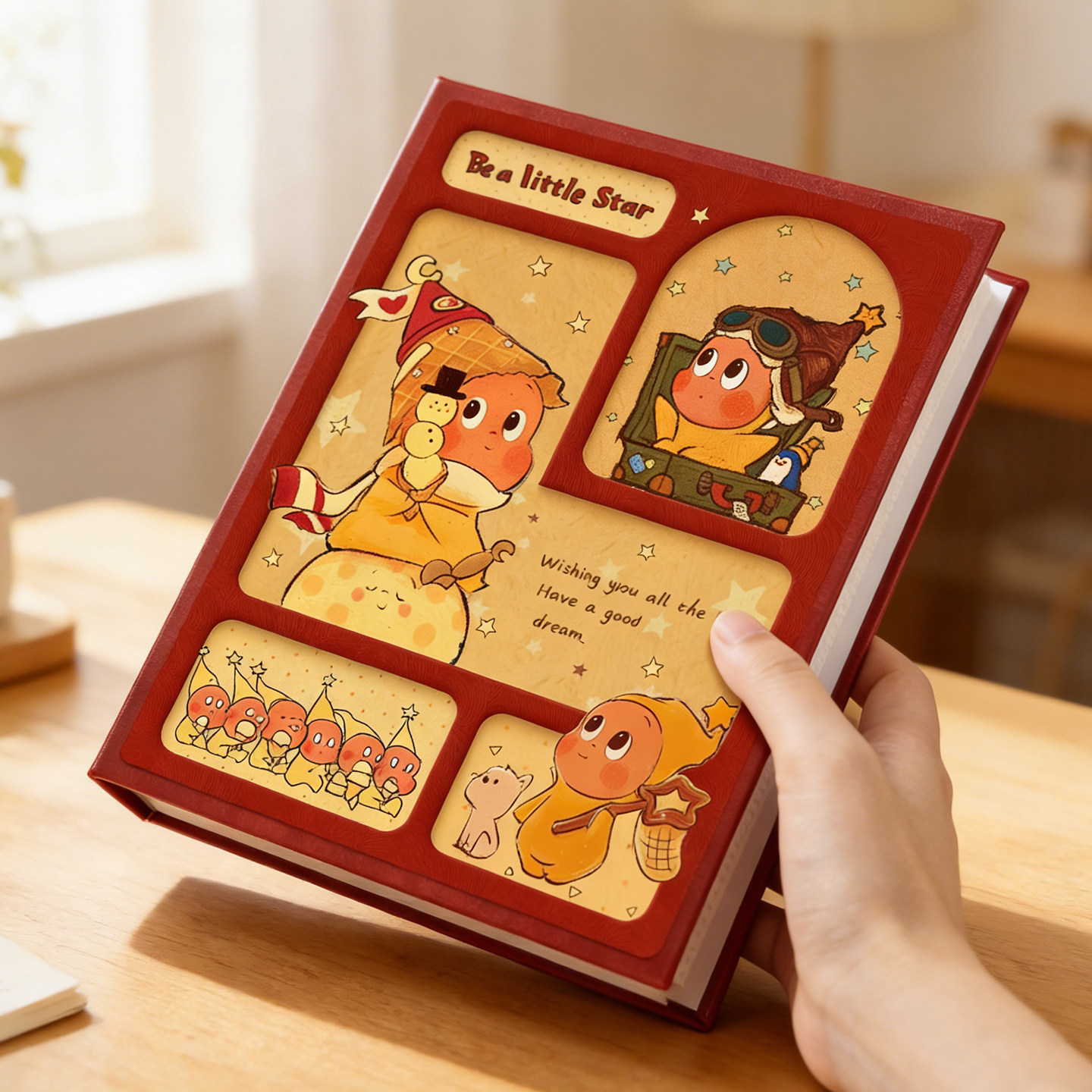 星星人皮质相册本大容量纪念家庭儿童插页相簿5寸6拍立得照片收纳,节庆用品/礼品,相册/相簿,淘宝优惠券,粉丝福利购,淘宝优惠卷