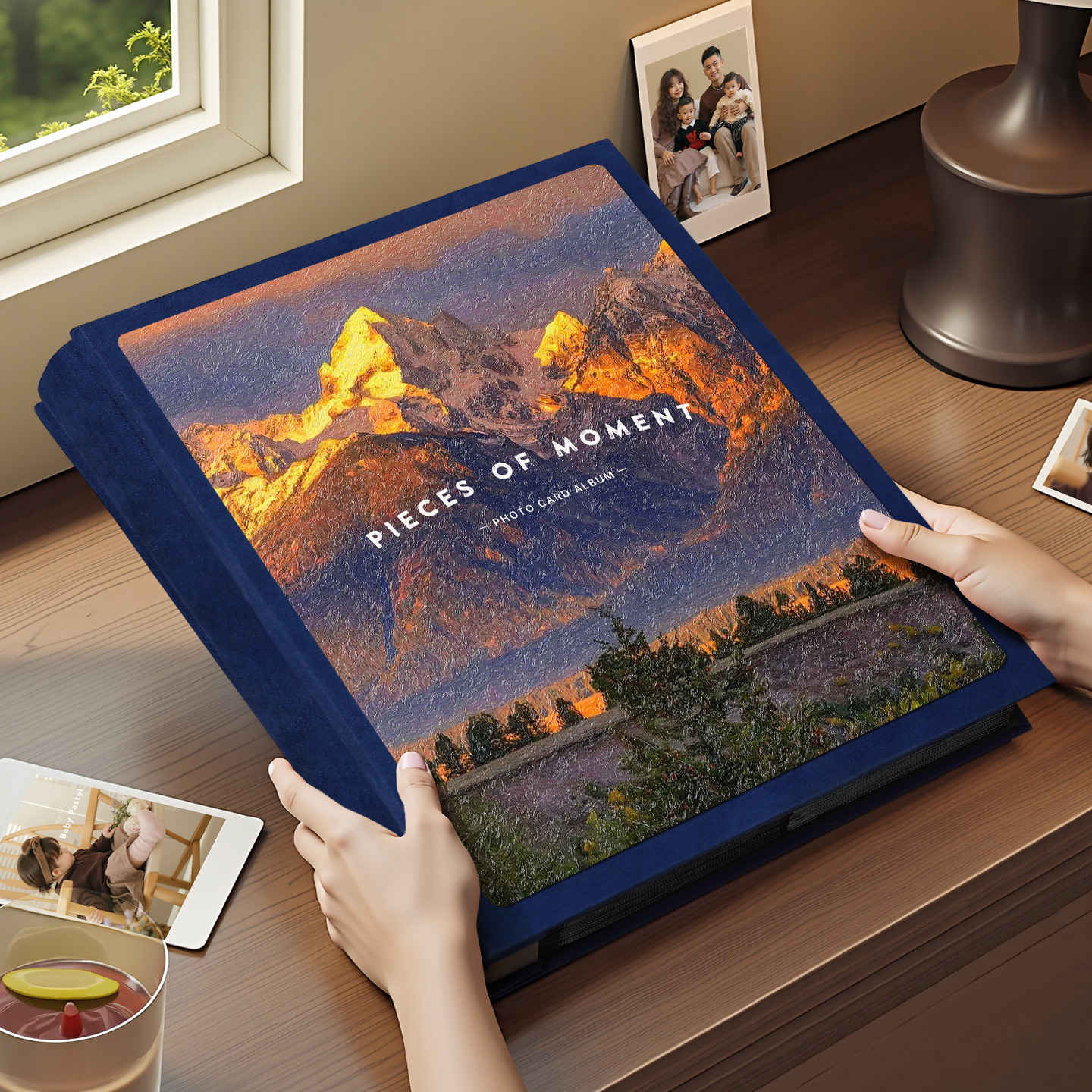 全竖版相册本插页5寸6寸纪念册大容量家庭情侣旅行照片收纳册影集