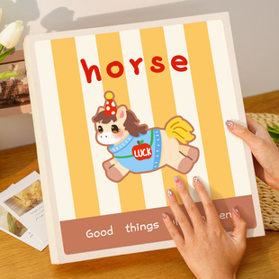 情侣恋爱纪念册大容量相册本5寸6寸拍立得照片书家庭日常收纳相簿