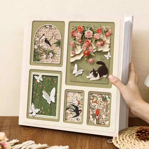 大容量diy自粘覆膜相册成长纪念3