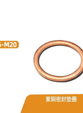 M6M8M10M12M14M16M20紫铜垫圈密封圈铜平垫片DIN7603船用密封垫