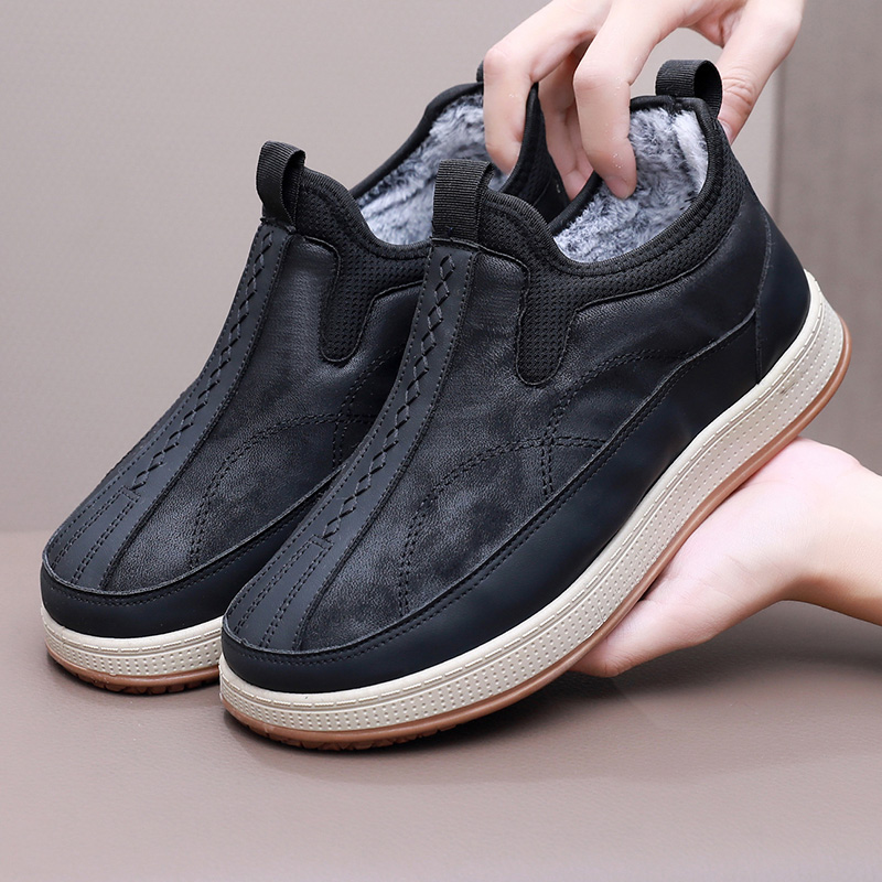 老北京布鞋棉鞋保暖加绒防水防滑