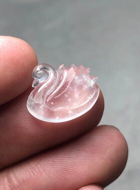木纳雪花棉白天鹅图欣