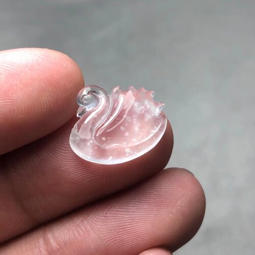 木纳雪花棉白天鹅图欣