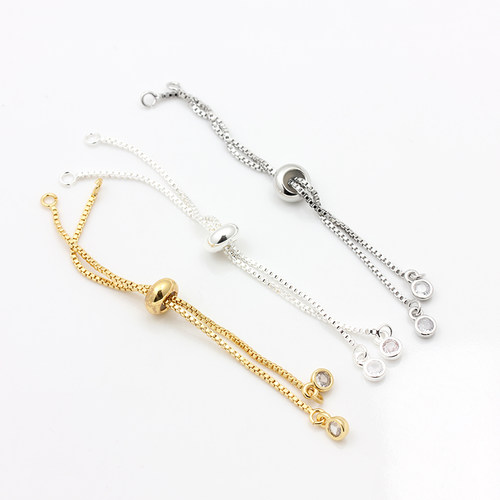 14k金18K包金抽拉手链项链配件