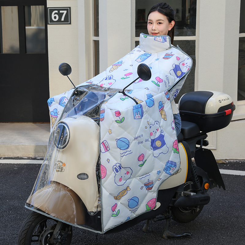 电动车挡风被斗篷冬季