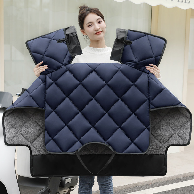 适用小牛电动车挡风被mqil专用冬款f200冬季u2防水f100加厚电瓶车