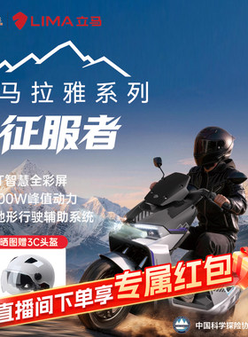 立马智能旗舰电动摩托车高速