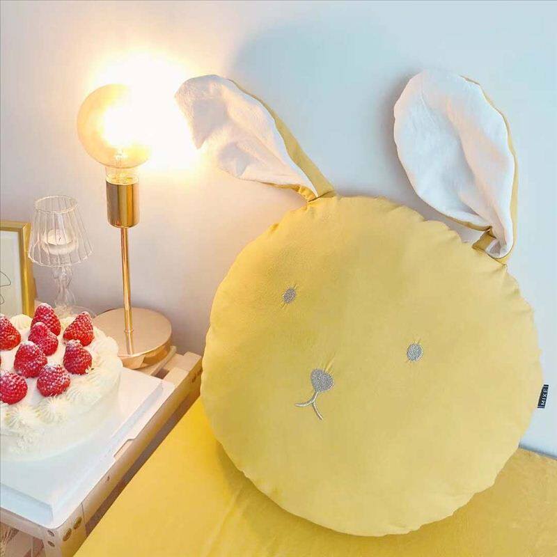 Pillows ins girl Princess wind sofa bedroom a living room Cartoon Peter Rabbit Ears Pillows circular 45 Pillowin the Home Fabric , Pillow/Pillow  category - from Buy2taobao.com to provide professional Taobao agent buy service