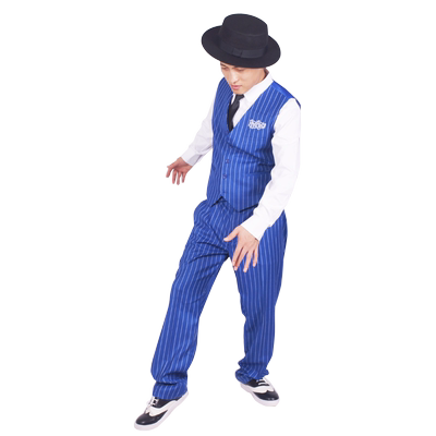 定做popping西装男服装演出服