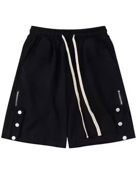 夏季短裤男宽松休闲纯棉胖哥运动潮牌弹力加肥加大码胖子五分裤子