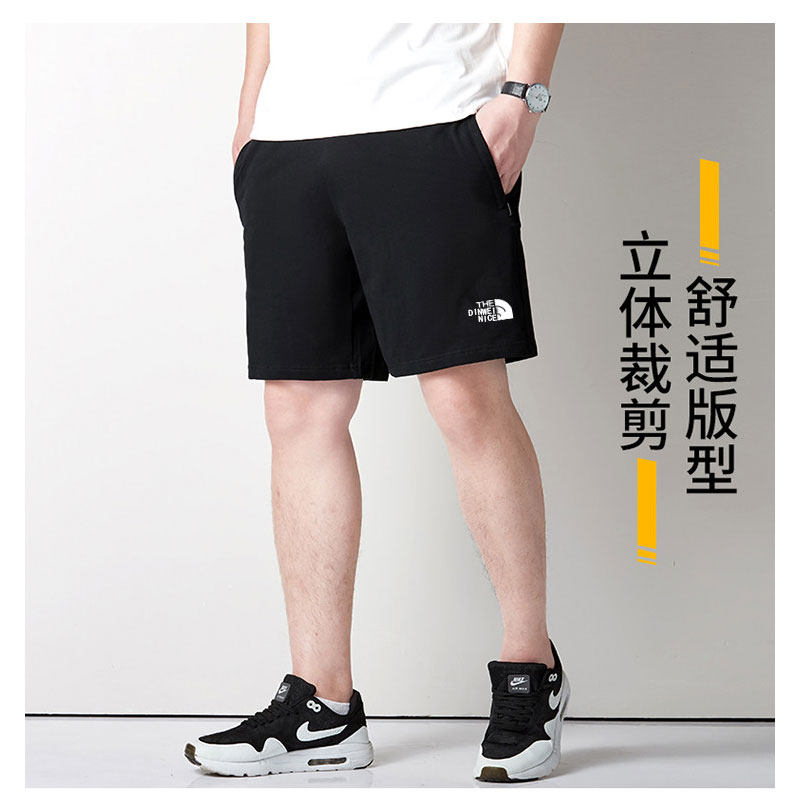 短裤男篮球美式夏季薄款休闲运动潮牌高街加肥加大码过膝五分裤子