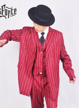 Ares＆Force男西装外套男衣服locking马甲演出服西服街舞表演服装