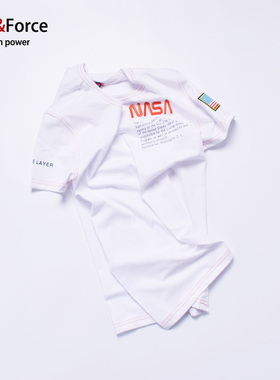 欧美潮牌19ss NASA联名T恤街头嘻哈bf风纯棉短袖男女款ins大码男